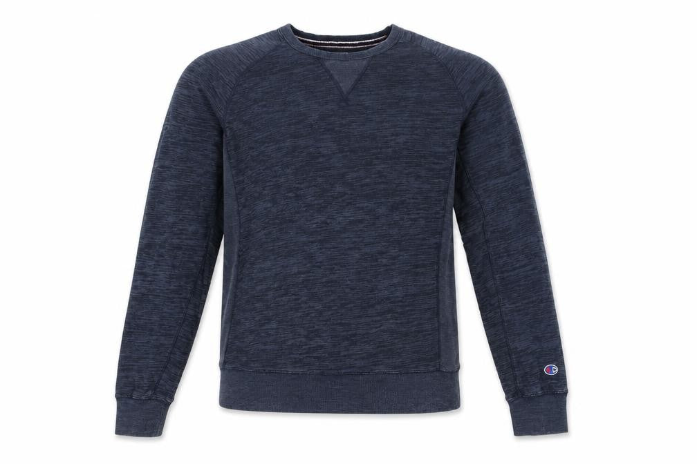 Mens UK L Regular Champion Blue Pullover Sweatshirt
