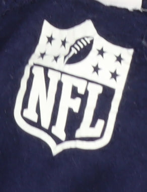 NFL Men’s Blue Pullover Hoodie M Graphic NY Logo Sportswear