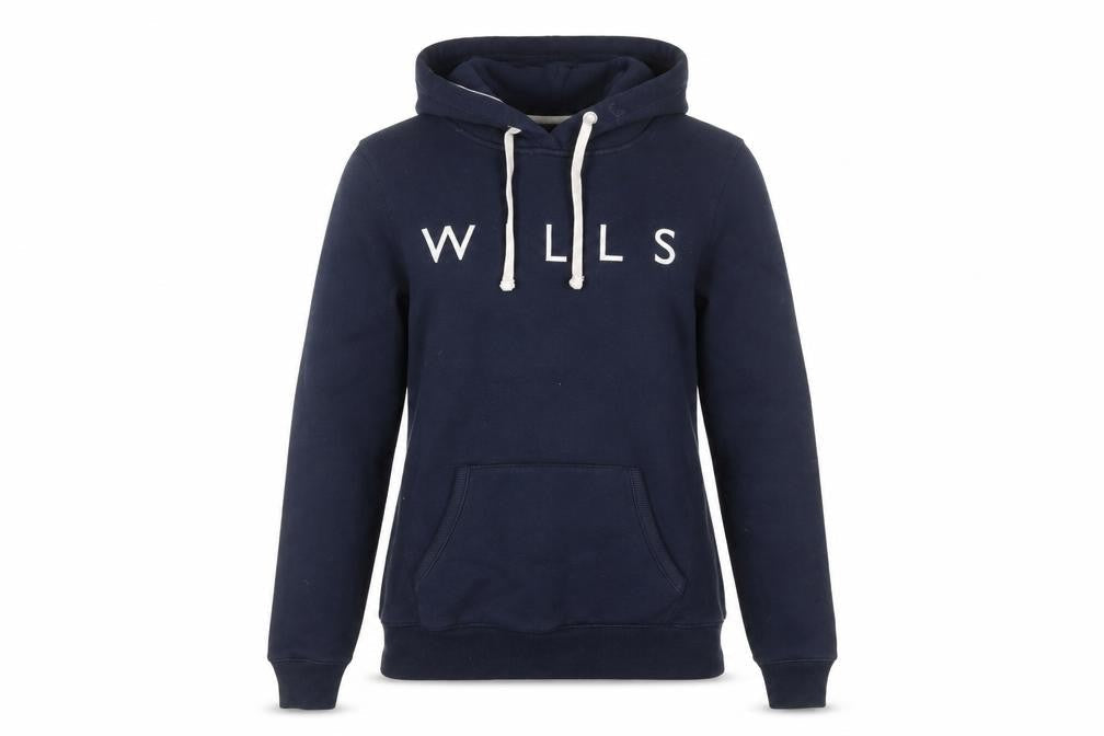Womens UK 8 Regular Jack Wills Blue Pullover Hoodie