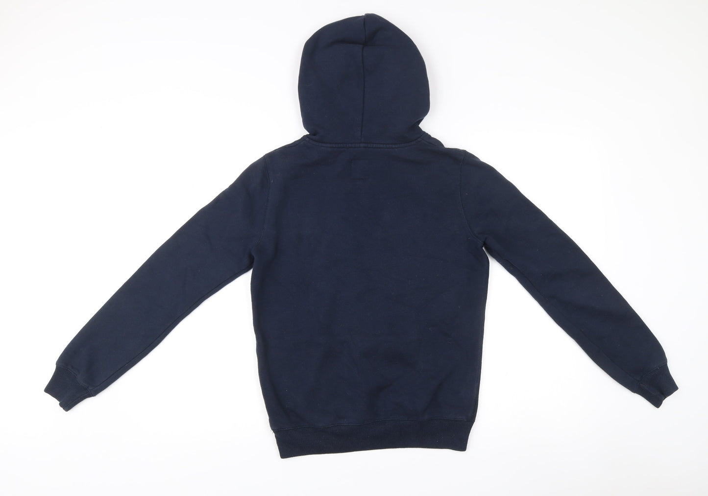 Jack Wills Womens Blue Pullover Hoodie Size 8 Regular Fit Logo