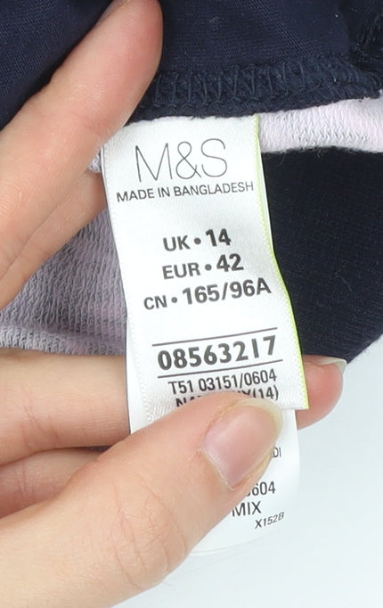 Marks and Spencer Womens Multicoloured Size 14 Hooded Full Zip Jacket