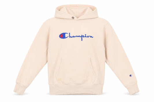 Womens UK S Regular Champion Beige Pullover Hoodie
