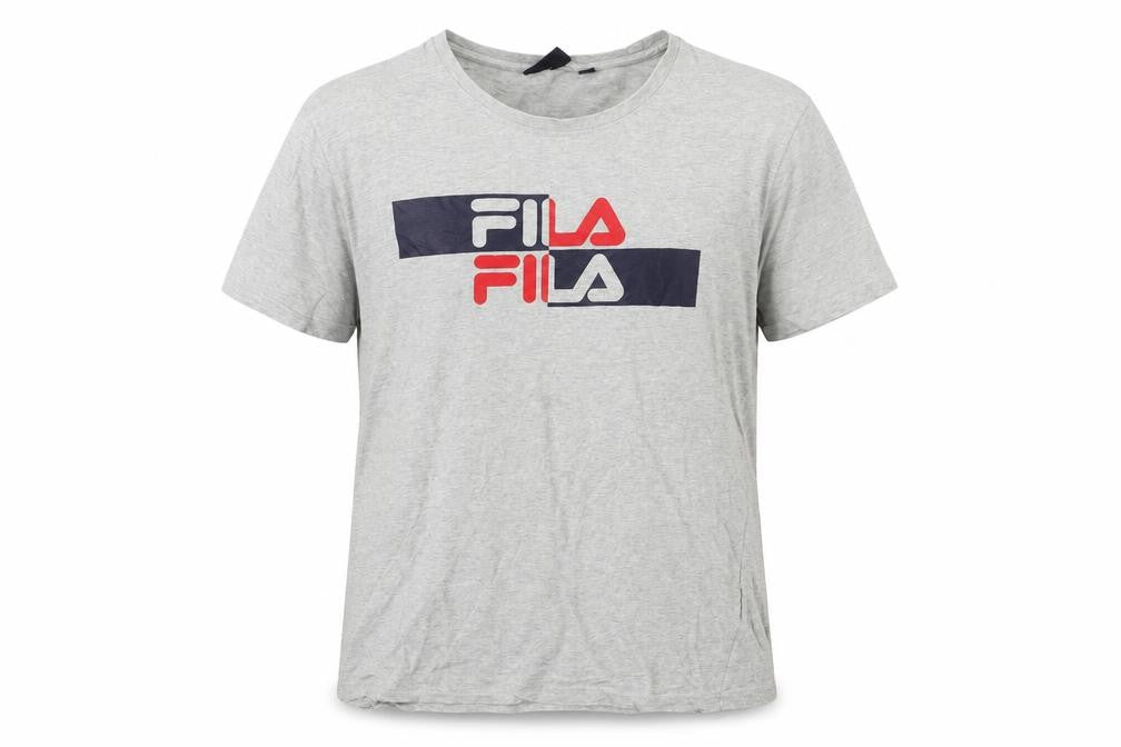 Mens UK Size L FILA Grey  Cotton T-Shirt