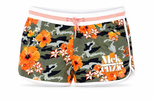 McKenzie Girls Multicoloured Floral Camo Sweat Shorts 3-4 Years Polyester