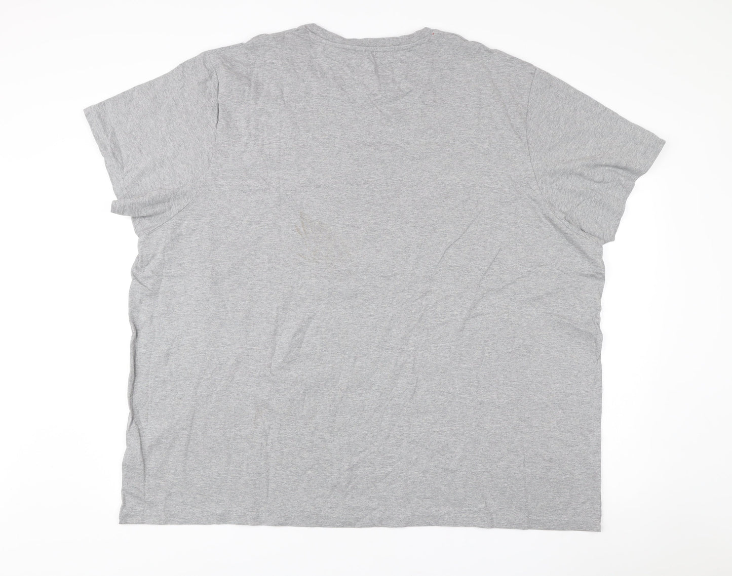 Weird Fish Mens Grey 5XL Crew Neck Cotton T-Shirt