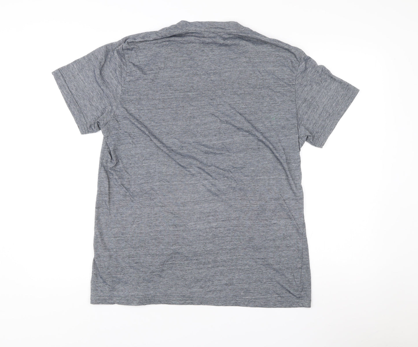 Penguin by Munsingwear Mens Grey L V-Neck Short Sleeve T-Shirt