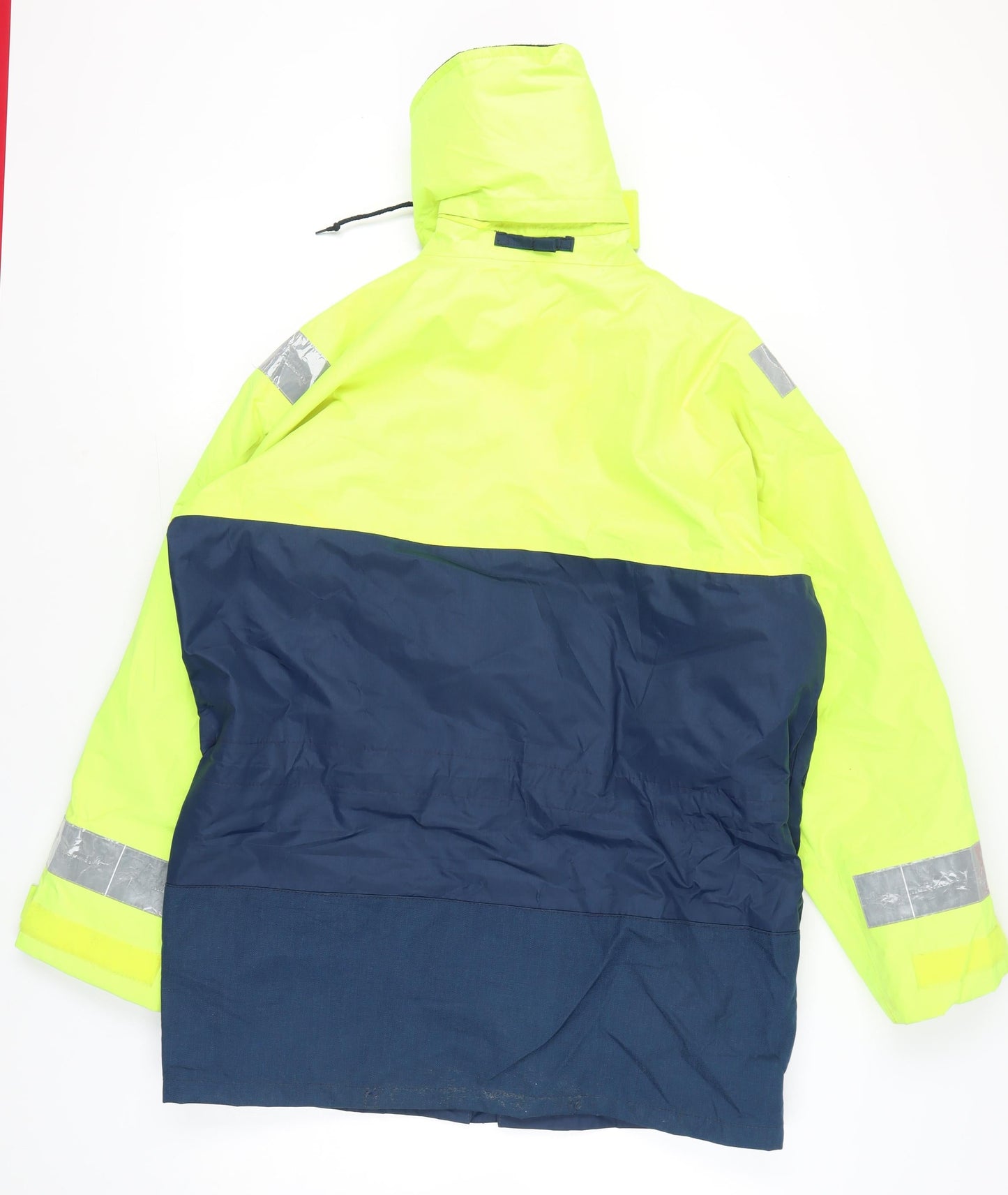 Henri Lloyd Men’s Yellow Blue Rain Coat Jacket M Waterproof Sailing Outdoor