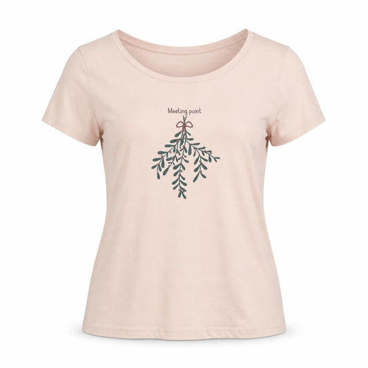 Womens UK Size XS Monki Pink Cotton Blend T-Shirt