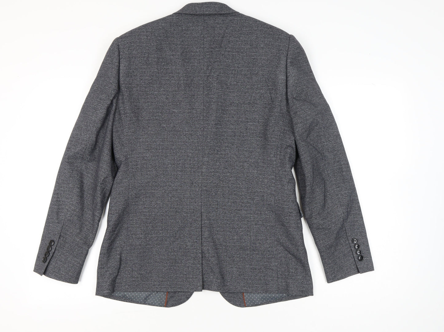 Burton Menswear Men Grey Skinny Fit 40R Blazer Jacket