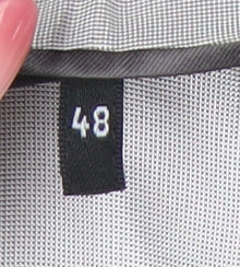 Roy Robson Men’s Grey Striped Wool Blend Blazer Size 48 Regular