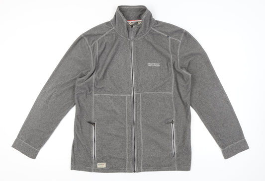 Regatta Men’s Grey Full Zip Lightweight Fleece Jacket L 44in
