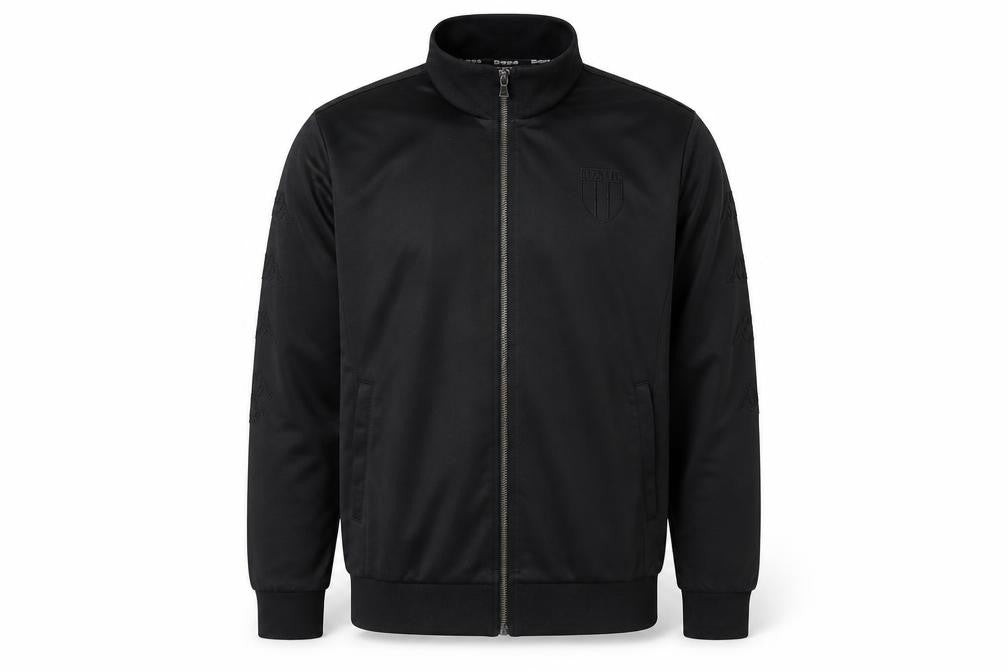 Kappa Mens Black Track Jacket Size M Regular Fit Italia Sportswear