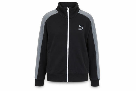 Puma Unisex Black XL Track Jacket Full Zip Fleece Sportswear