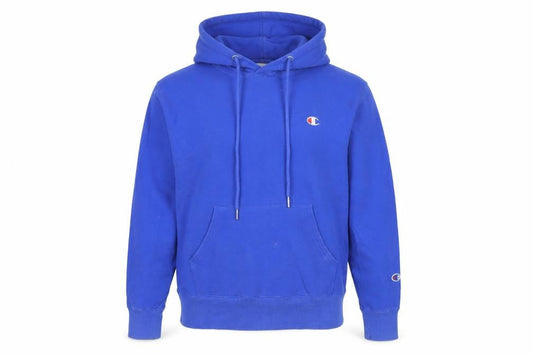 Mens UK S Regular Champion Blue Pullover Hoodie