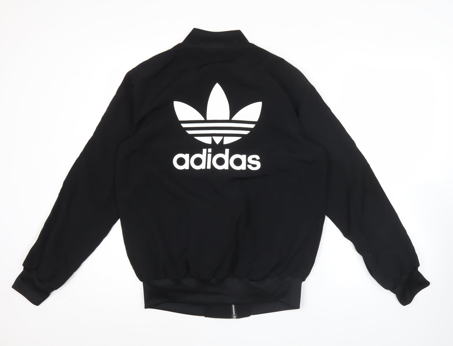Adidas Men's Black Varsity Bomber Jacket Size S Regular Fit