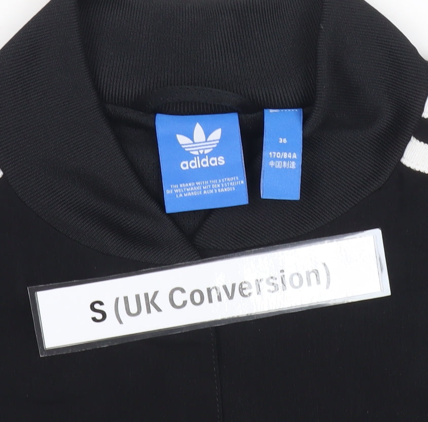 Adidas Men's Black Varsity Bomber Jacket Size S Regular Fit
