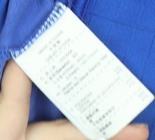 Nike Men’s Blue Track Jacket Small Football Shanghai SFC Full Zip