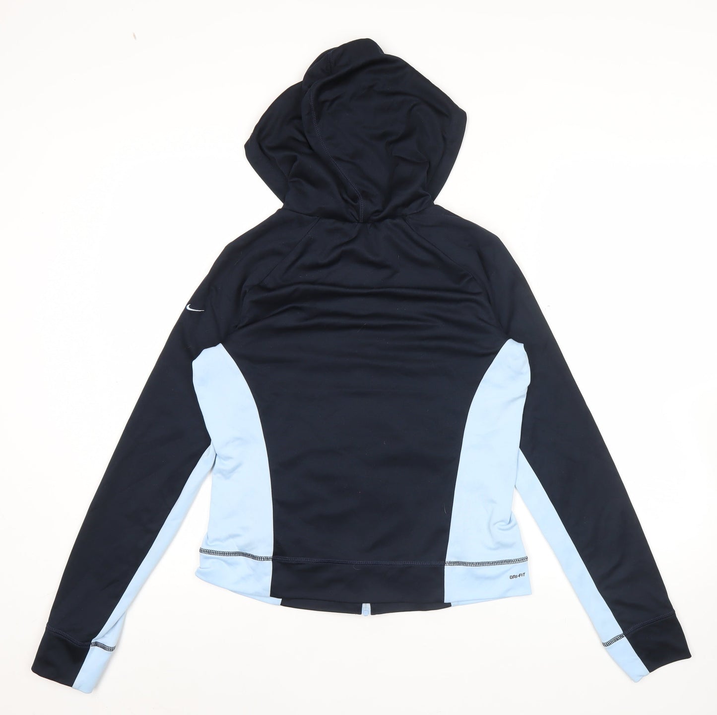 Nike Women’s Navy Blue Full Zip Hoodie Jacket Size M Dri-Fit