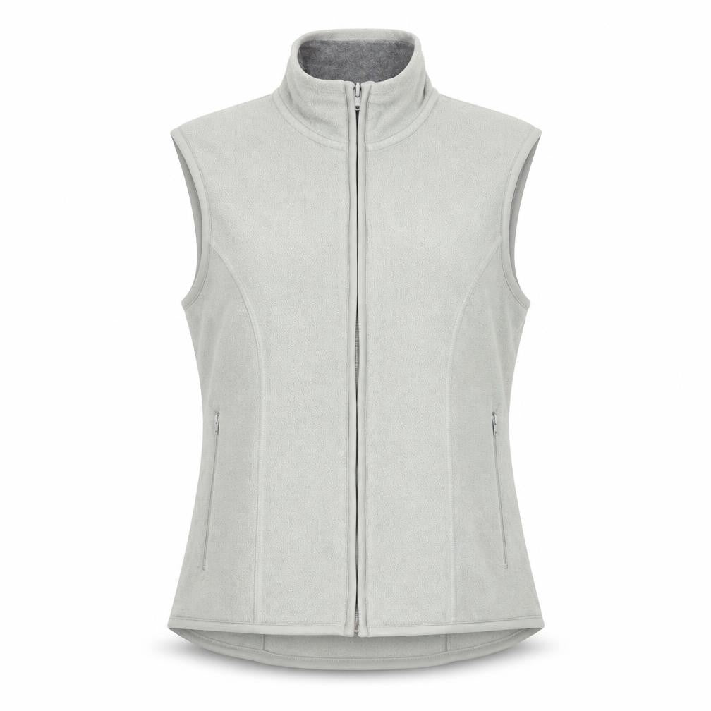 Gap Unisex Grey Fleece Waistcoat Bodywarmer S Full Zip Pockets