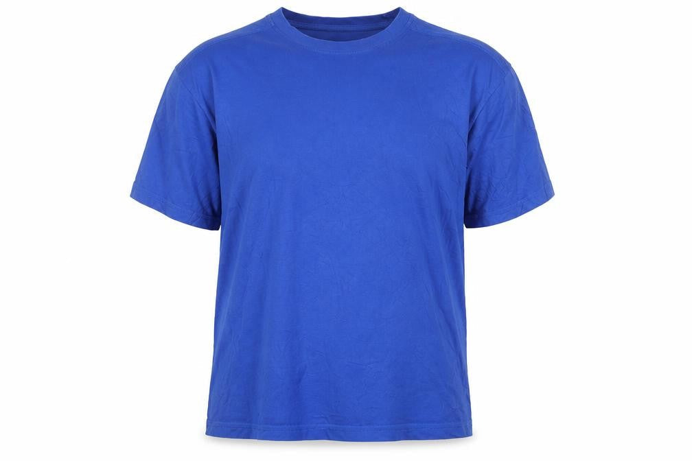 Mens UK Size L Donnay Blue  Cotton T-Shirt