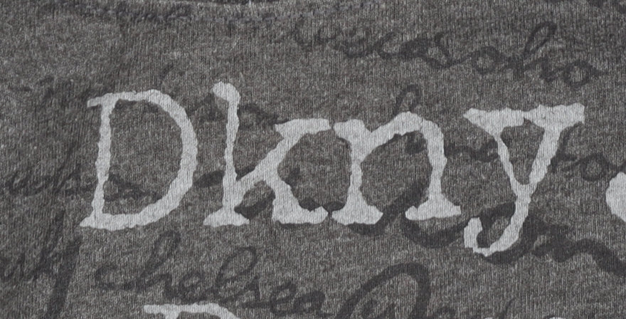 DKNY Mens Grey 2XL Graphic Print Crew Neck Short Sleeve T-Shirt
