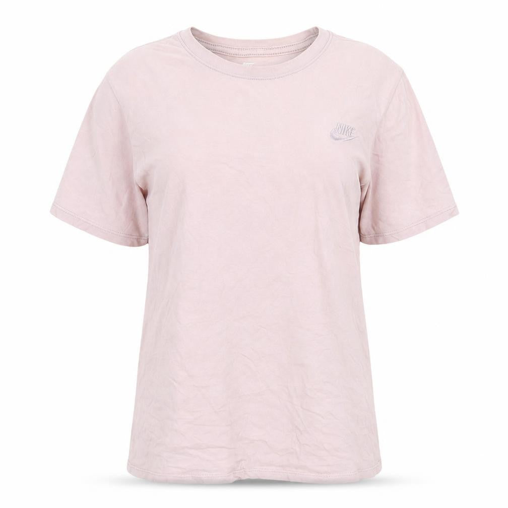 Womens UK Size S Nike Pink 100% Cotton T-Shirt