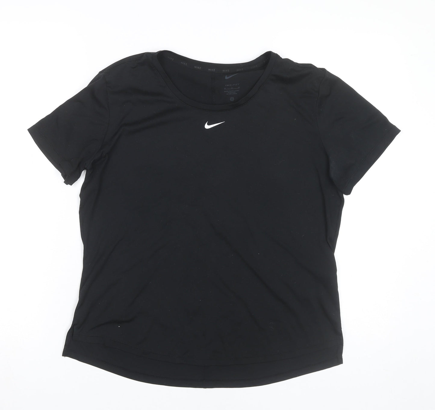 Nike Womens Black Medium Dri-Fit Short Sleeve Sports T-Shirt