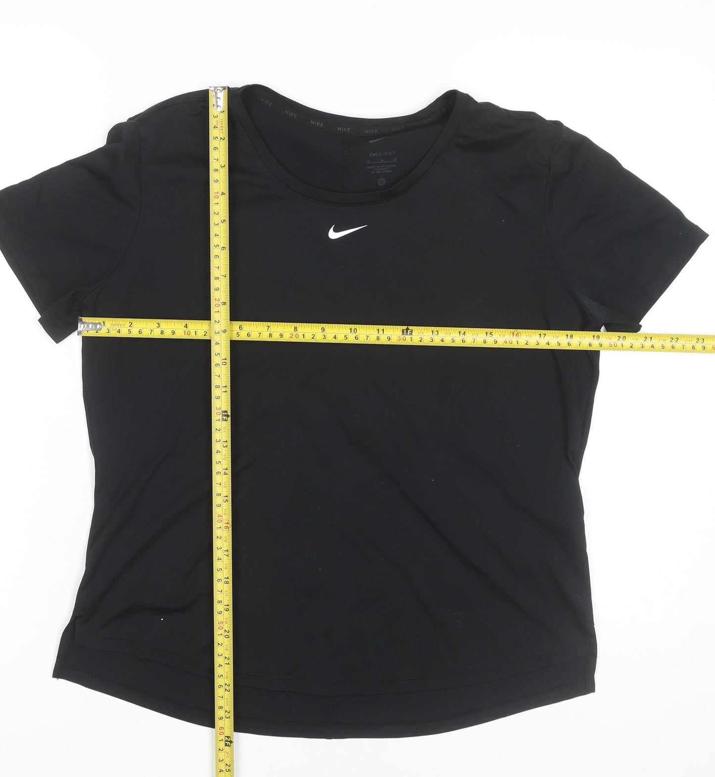 Nike Womens Black Medium Dri-Fit Short Sleeve Sports T-Shirt