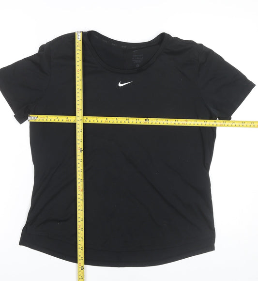Nike Womens Black Medium Dri-Fit Short Sleeve Sports T-Shirt