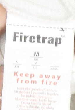 Firetrap Men's Grey Graphic Print Crew Neck T-Shirt Size M
