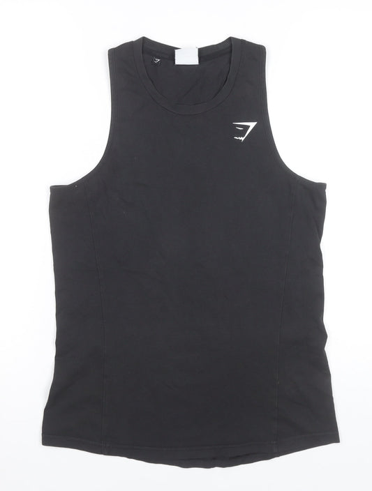 Gymshark Men’s Black XS Slim Fit Tank Top Activewear