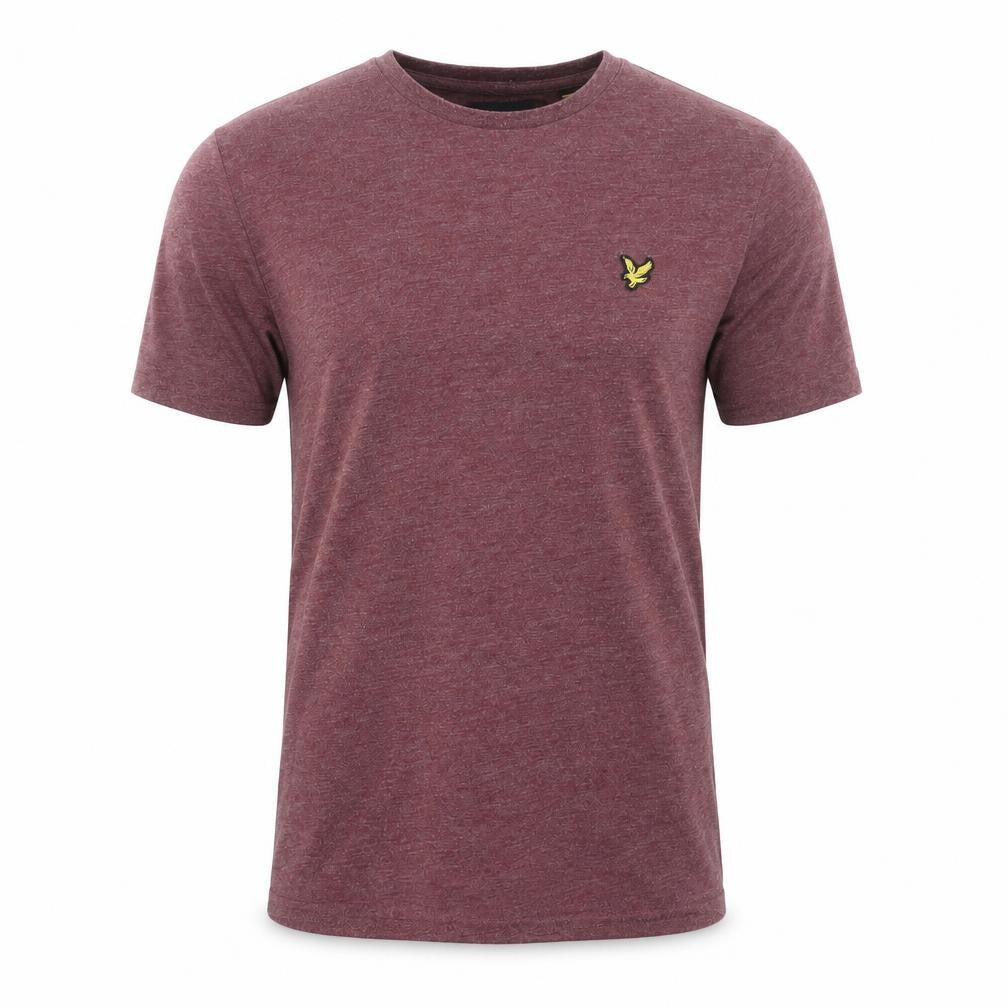 Mens UK Size M Lyle & Scott Red  Cotton Blend T-Shirt