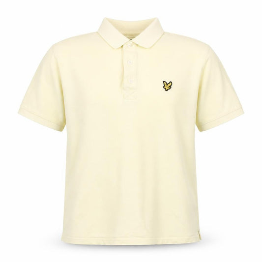 Lyle & Scott Men’s Yellow Cotton Polo Shirt L Short Sleeve Casual