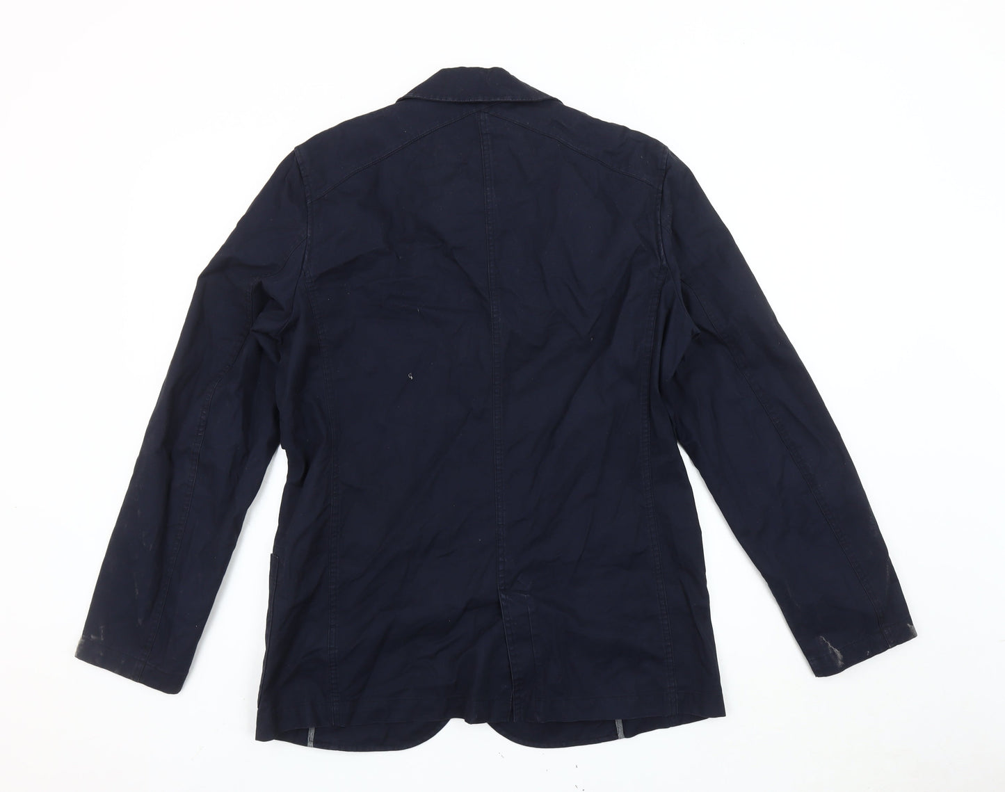 Fat Face Unisex Adults Blue Cotton Blazer Jacket Small