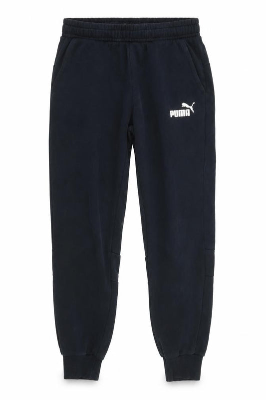 Puma Mens Black Jogger Sweatpants M Regular Fit Fleece Activewear