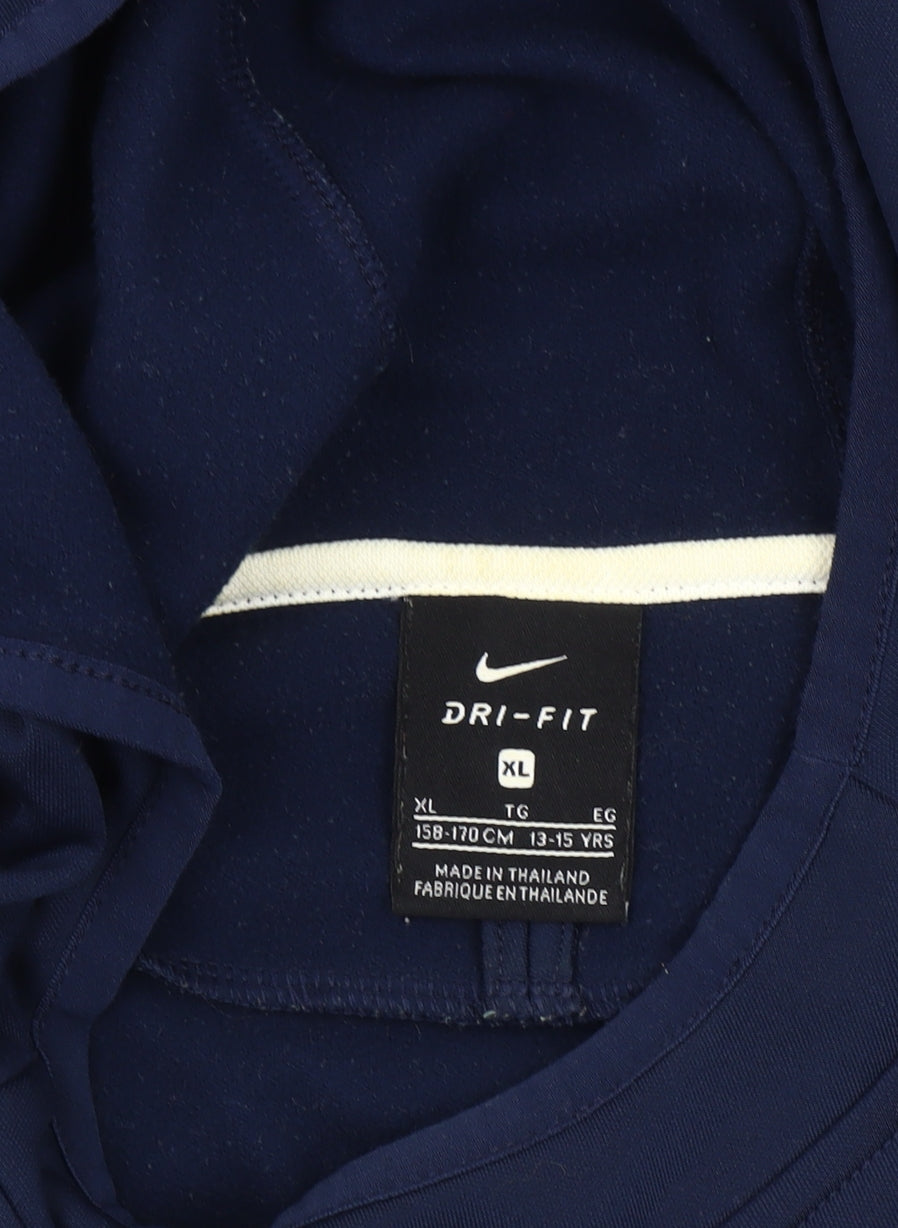 Nike Teens Blue XL Pullover Hoodie Dri-Fit Sportswear