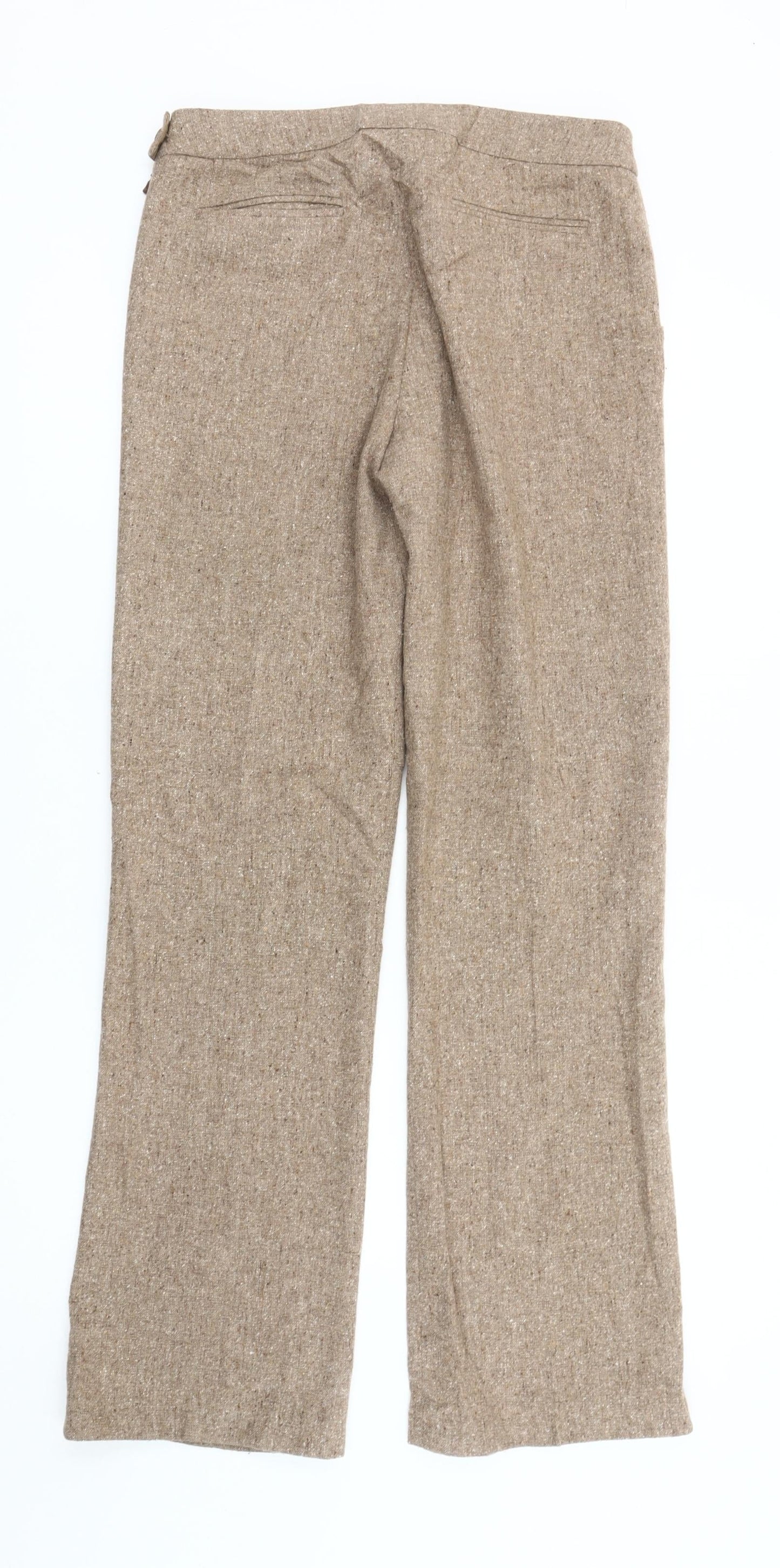Ted Baker Women’s Beige Wool Blend Dress Pants Trousers Size 10