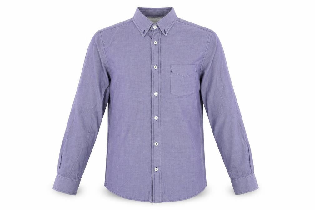 Ben Sherman Men’s Purple Button-Down Shirt Size S Cotton Long Sleeve