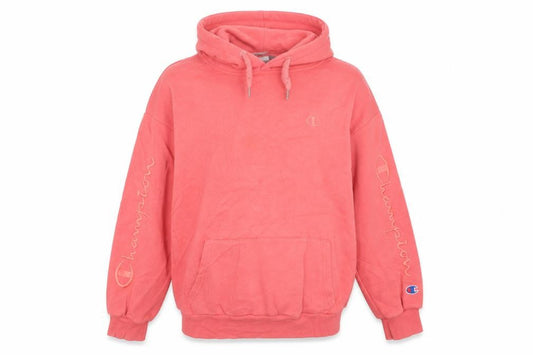 Womens UK M Regular Champion Pink Pullover Hoodie