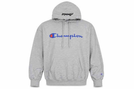 Womens UK 14 Regular Champion Grey Pullover Hoodie