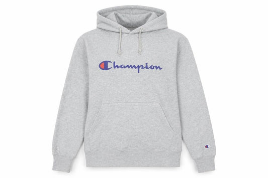 Unisex Adults UK L Regular Champion Grey Pullover Hoodie