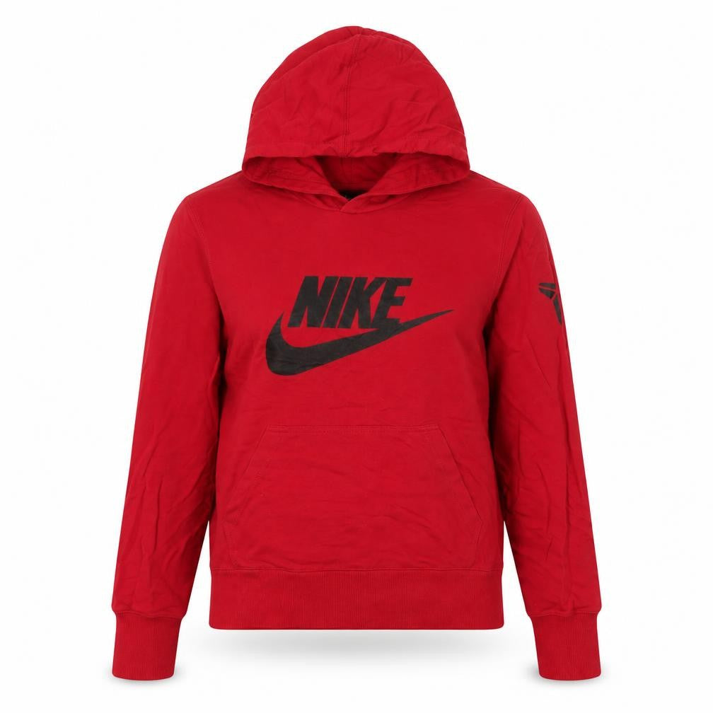 Womens UK 10 Regular Nike Red Pullover Hoodie