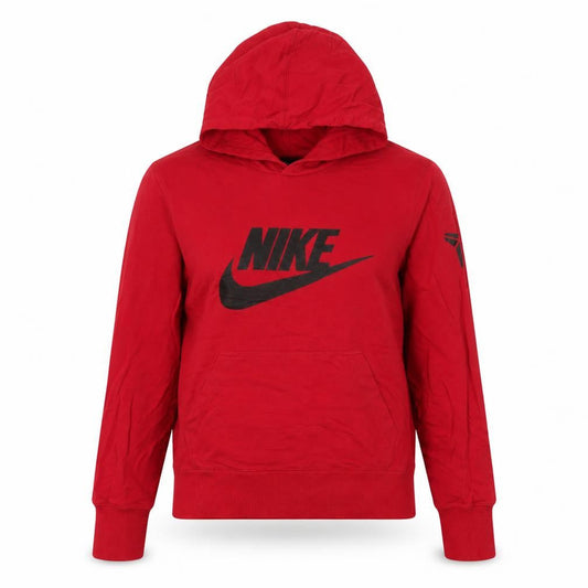 Womens UK 10 Regular Nike Red Pullover Hoodie