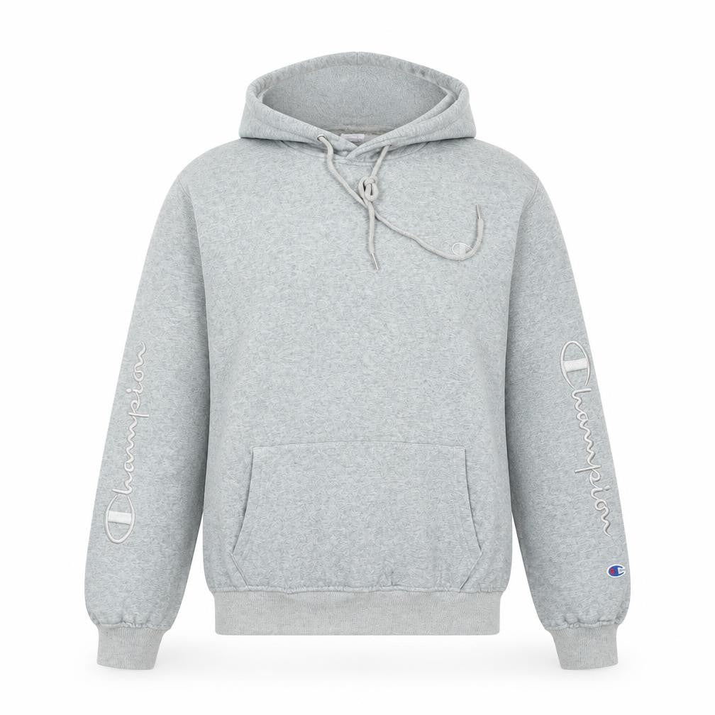 Unisex Adults UK L Regular Champion Grey Pullover Hoodie