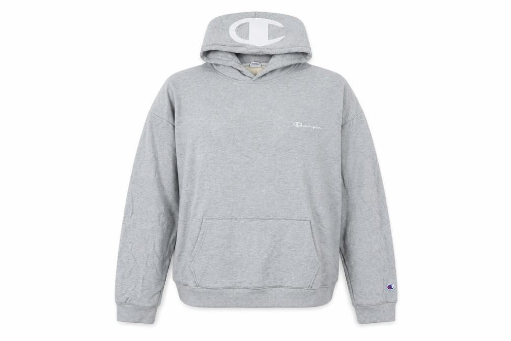 Womens UK 20 Regular Champion Grey Pullover Hoodie