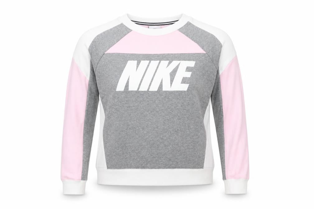Womens UK 8 Regular Nike Multicoloured Pullover Sweatshirt