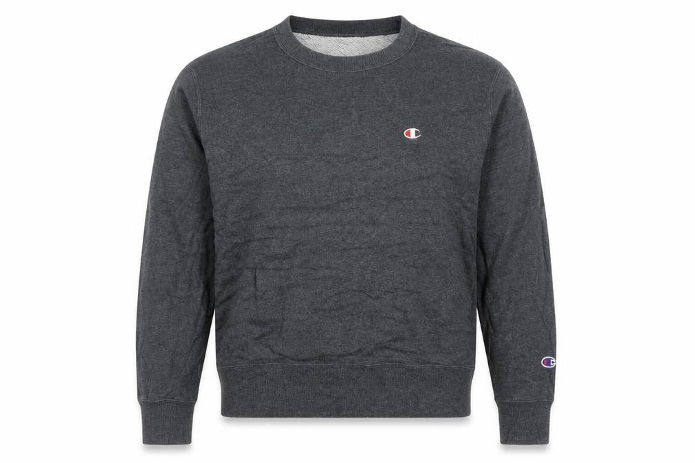 Unisex Adults UK M Regular Champion Grey Pullover Sweatshirt