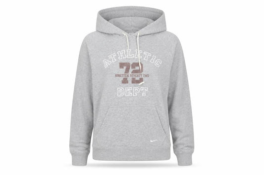 Womens UK 10 Regular Nike Grey Pullover Hoodie