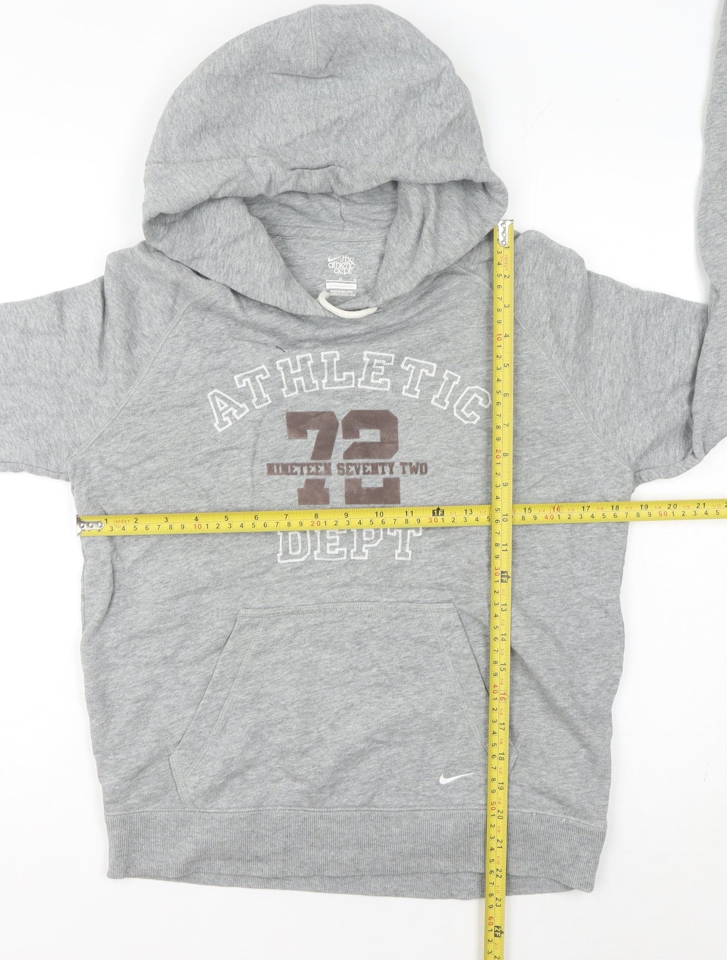 Nike Women’s Grey Hoodie Size 10 Athletic Dept Graphic Pullover