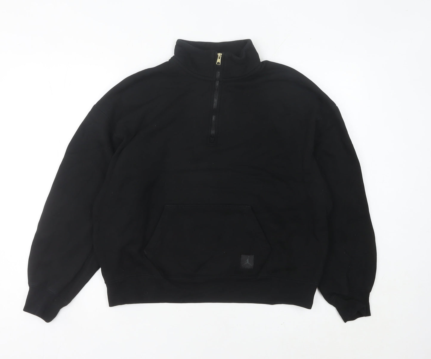 Jordan Womens Black Size 6 Pullover 1/2 Zip Sweatshirt